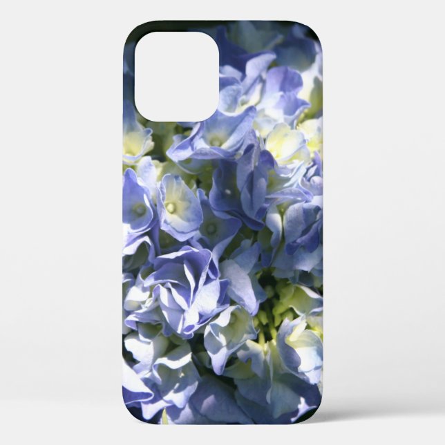 Coques Case-Mate iPhone Fleur d'Hydrangée Bleue Lumière (Verso)
