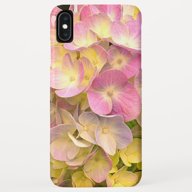 Coques Case-Mate iPhone Fleur d'Hydrangée rose (Dos)