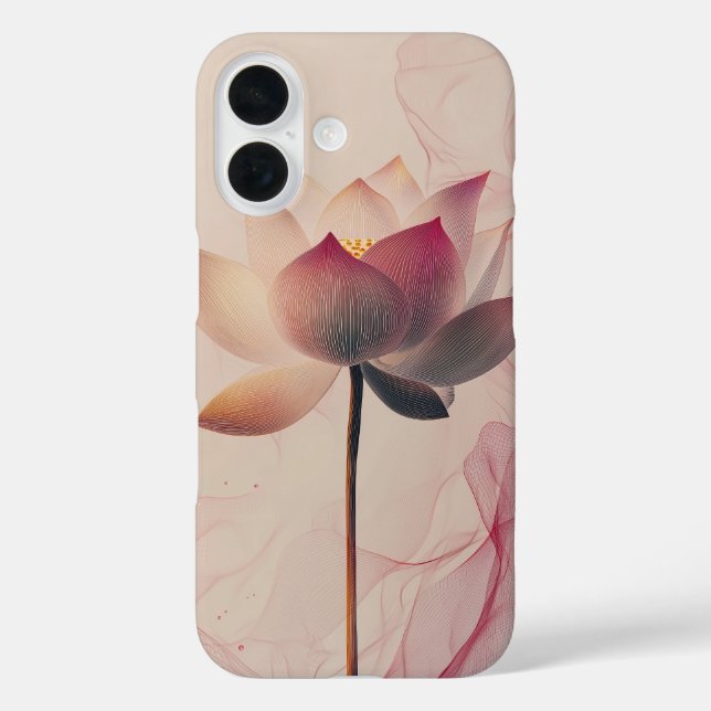 Coques Case-Mate iPhone Fleur d'illusion rose (Verso)