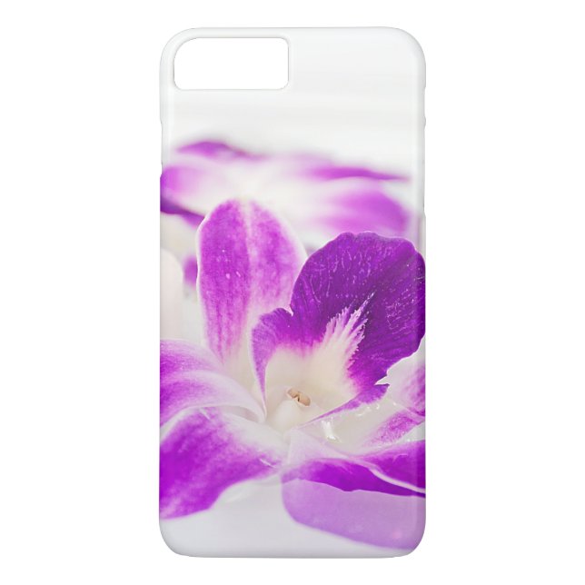 Coques Case-Mate iPhone fleur d'orchidée humide (Dos)
