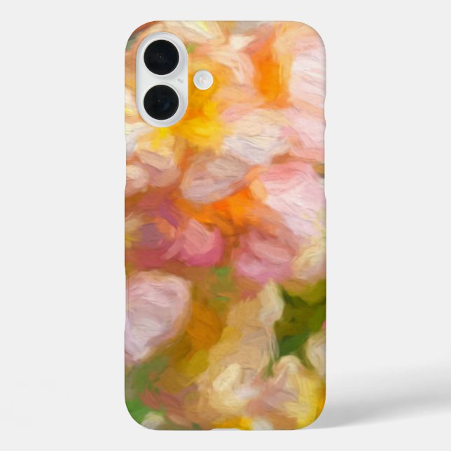 Coques Case-Mate iPhone Fleur douce peint Abstrait (Verso)
