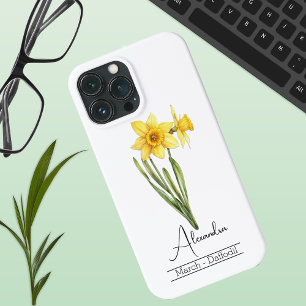 Case-Mate iPhone Case Fleur du mois de naissance mars Daffodique acryliq