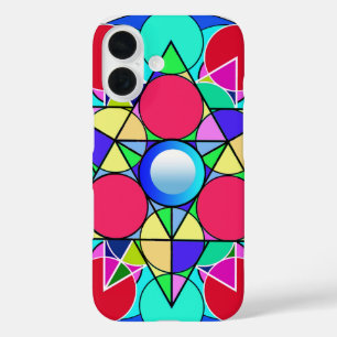 Coque Pour iPhone 16 Fleur étoile Abstraite