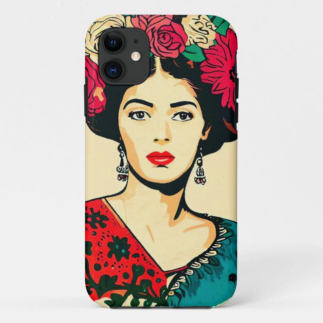 Coques Case-Mate iPhone Fleur femme (Dos)