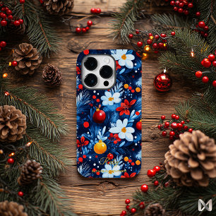 Coque Case-Mate iPhone Fleur festive d'hiver – Fêtes audacieuses et lumin