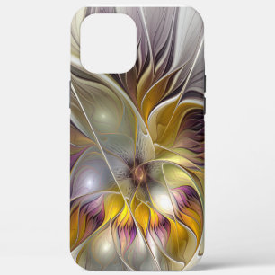 Case-Mate iPhone Case Fleur fractale moderne de fantaisie colorée abstra