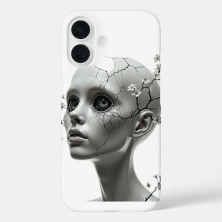 Coque Pour iPhone 16 Fleur fracturée