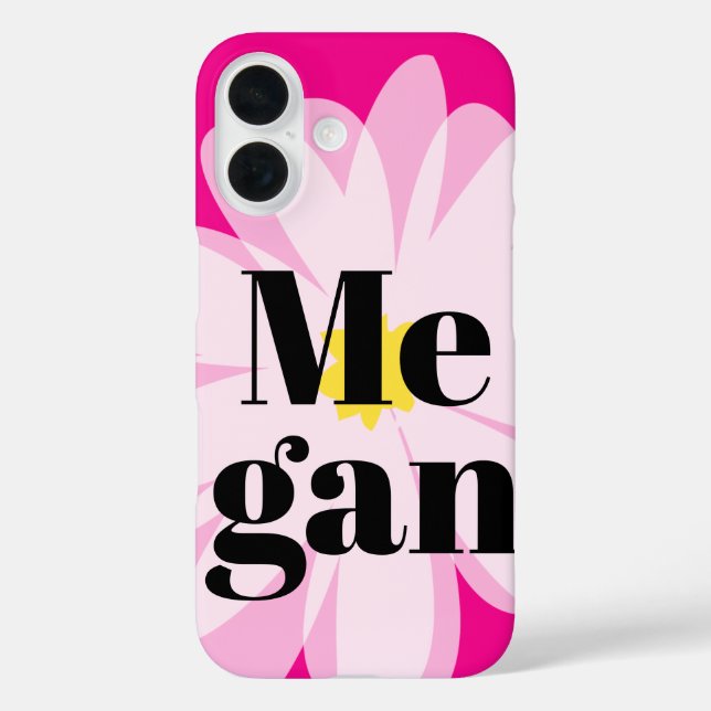 Coques Case-Mate iPhone Fleur marguerite rose fleurie personnalisée iPhone (Verso)