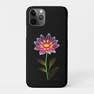 Case-Mate iPhone Case Fleur néon vibrante avec des feuilles vertes luxur