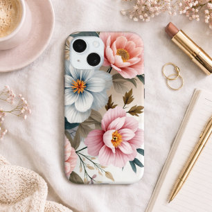 Coque Case-Mate iPhone Fleur pastel délicate