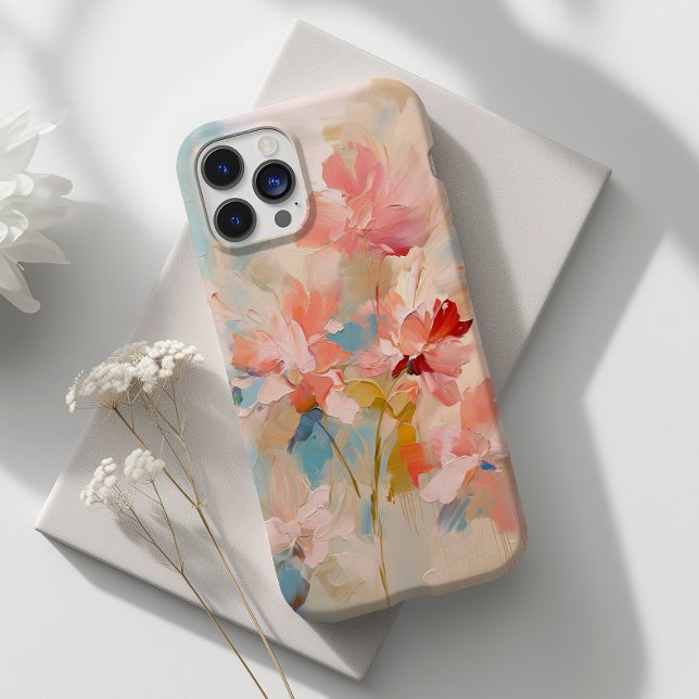 Coques Case-Mate iPhone Fleur Pastel tendance Artistique Abstrait (Créateur téléchargé)