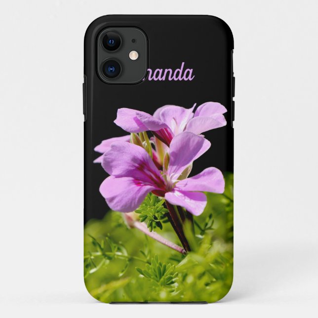 Coques Case-Mate iPhone Fleur personnalisée (en option) (Dos)