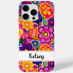 Coque Case-Mate iPhone Fleur personnalisée rétro cool