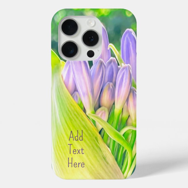 Coques Case-Mate iPhone Fleur pourpre - Lys du Nil (Verso)