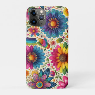Case-Mate iPhone Case Fleur puissante botanique des années 60 colorée