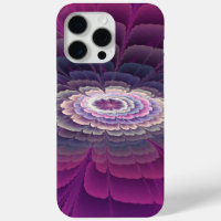 Fleur rayante Coloré Abstrait Fractal Art rose