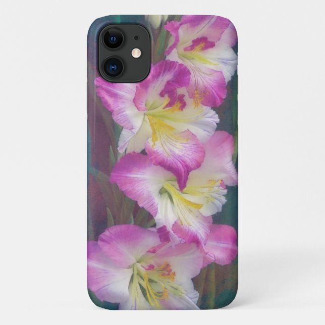 Coques Case-Mate iPhone Fleur rose Art Floral Gladiolus Garden Téléphone C (Dos)