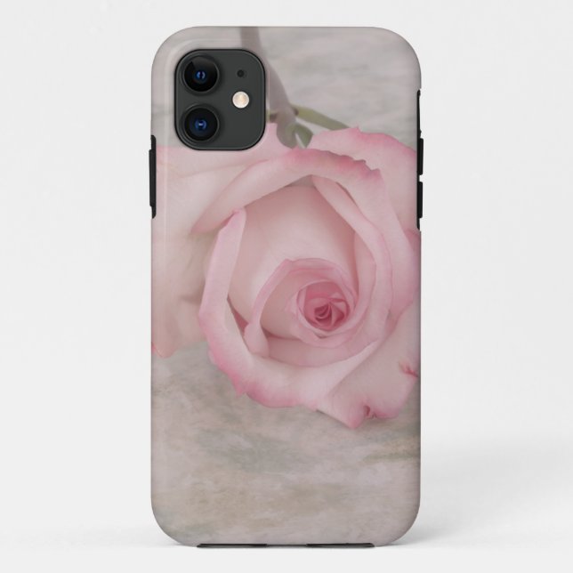 Coques Case-Mate iPhone Fleur rose douce (Dos)