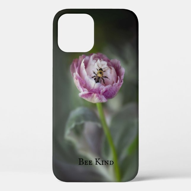 Coques Case-Mate iPhone Fleur Rose Inspirante et Bourdon (Verso)