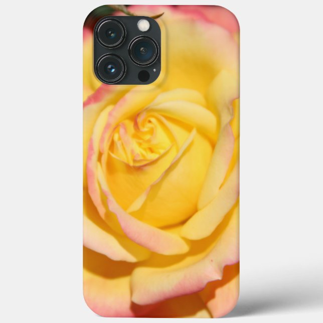 Coques Case-Mate iPhone Fleur rose jaune (Verso)