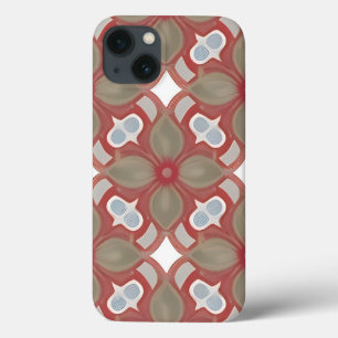 Case-Mate iPhone Case Fleur rouge et beige Motif