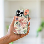 Coque Case-Mate iPhone Fleur sauvage d'aquarelle florale personnalisé<br><div class="desc">Fleur sauvage Floral Aquarelle coque iphone personnalisé</div>
