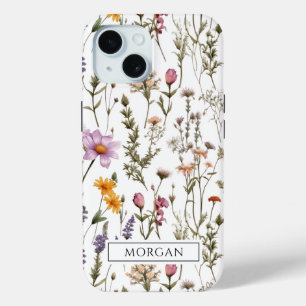 Coque Case-Mate iPhone Fleur sauvage floral personnalisé