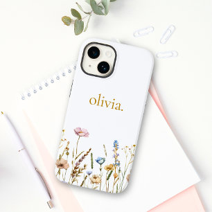 Coque Case-Mate iPhone Fleur sauvage floral personnalisé