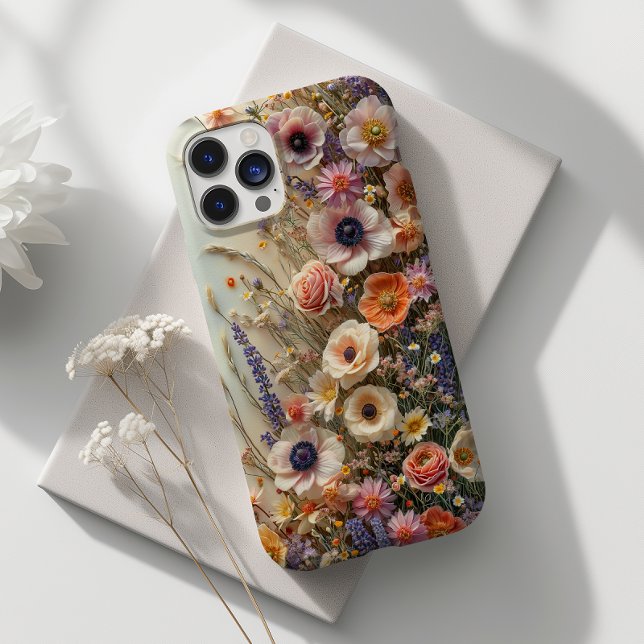 Coques Case-Mate iPhone Fleur sauvage habillé Floral Artistique (Créateur téléchargé)