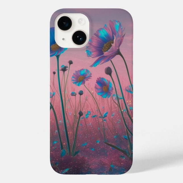 Coques Case-Mate iPhone Fleur sauvage Imaginaire Paysage Art (Verso)