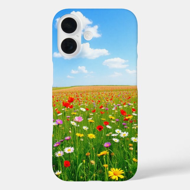Coques Case-Mate iPhone Fleur sauvage Meadow (Verso)