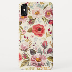 Case-Mate iPhone Case Fleur sauvage vintage Floral Modèle Nom Fille