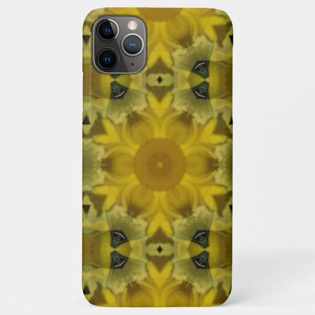 Coques Case-Mate iPhone Fleur soleil éclate dorée (Dos)