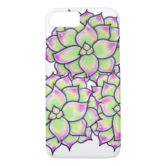 Coques Case-Mate iPhone Fleur Succulente (Dos)