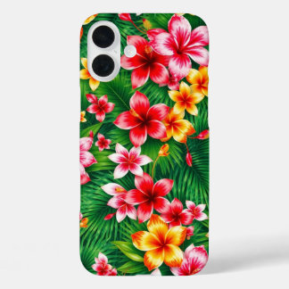 Coque Pour iPhone 16 Plus Fleur tropicale
