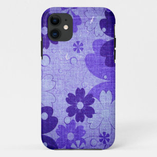 Case-Mate iPhone Case Fleur violet tendance Vintage