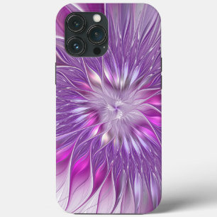 Case-Mate iPhone Case Fleur violette rose Passion Abstrait Art fractal