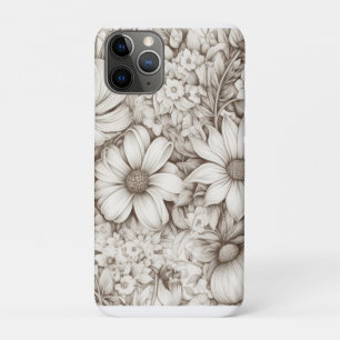 Case-Mate iPhone Case Fleural Neutre Doux avec Botanique Classique