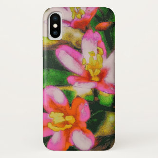 Case-Mate iPhone Case Fleurs à éclaboussures roses