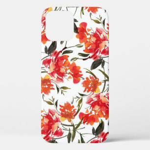 Case-Mate iPhone Case Fleurs à l'aquarelle, motif transparent dessiné à 