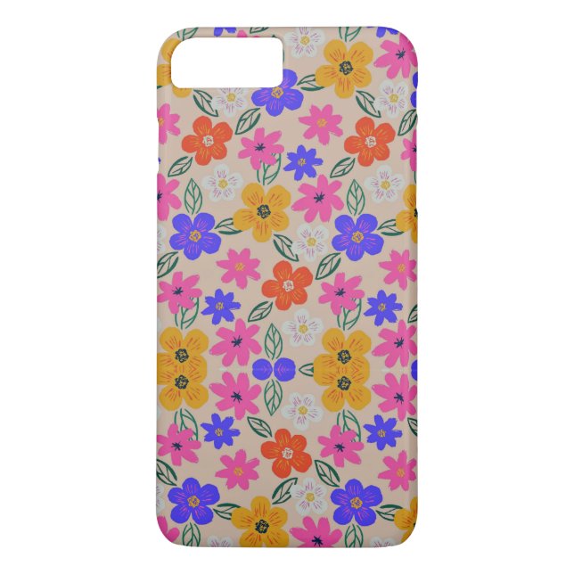 Coques Case-Mate iPhone Fleurs Abstraites  (Dos)