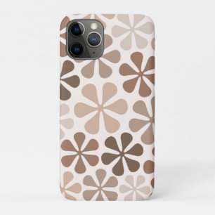 Case-Mate iPhone Case Fleurs Abstraites (B) Crème Brown de Taupe