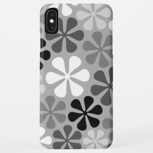 Case-Mate iPhone Case Fleurs Abstraites Gris noir blanc