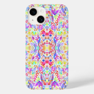 Coque Case-Mate iPhone Fleurs abstraites jolies et colorées motifs
