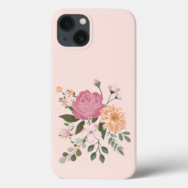 Coques Case-Mate iPhone Fleurs aquarelle (Verso)