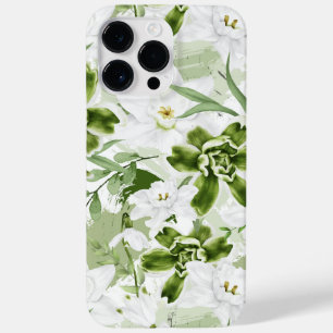 Coque Case-Mate iPhone Fleurs aquarelle blanche 2