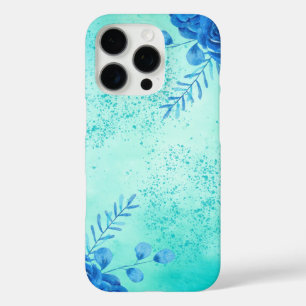 Coque iPhone 16 Pro Fleurs aquarelle cerise