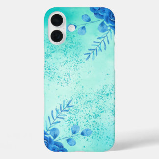 Coque Pour iPhone 16 Plus Fleurs aquarelles cerises