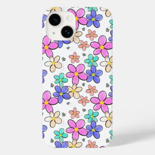 Coque Case-Mate iPhone fleurs arc-en-ciel colorées lumineuses abeilles bo