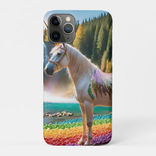 Case-Mate iPhone Case Fleurs arc-en-ciel Unicorn Green Trees Lac de casc